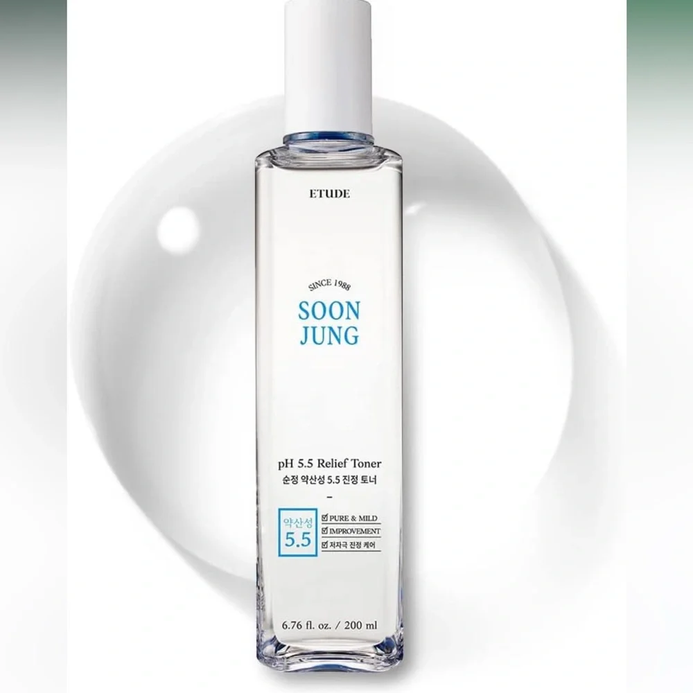 ETUDE Soonjung pH5.5 Relief Toner 200ml - Picture 2 of 3
